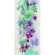 Панно Marburg Crush Motion 63395 Винил на флизелине (0,7x2,7) Белый/Разноцветный, Цветы