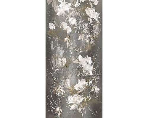 Панно Marburg Crush Motion 63397 Винил на флизелине (0,7x2,7) Серый, Цветы