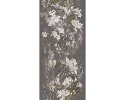 Панно Marburg Crush Motion 63398 Винил на флизелине (0,7x2,7) Серый, Цветы