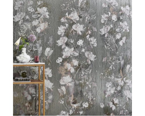 Панно Marburg Crush Motion 63399 Винил на флизелине (0,7x2,7) Бежевый, Цветы