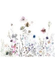 Панно Marburg Crush Motion 63449 Винил на флизелине (2,1x2,7) Белый/Разноцветный, Цветы