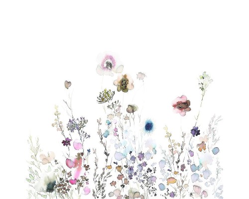 Панно Marburg Crush Motion 63449 Винил на флизелине (2,1x2,7) Белый/Разноцветный, Цветы