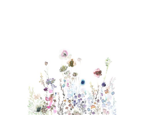 Панно Marburg Crush Motion 63449 Винил на флизелине (2,1x2,7) Белый/Разноцветный, Цветы