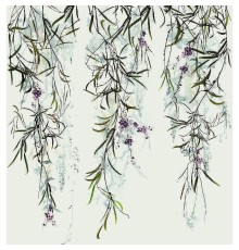 Панно Marburg Crush Motion 63453 Винил на флизелине (2,1x2,7) Бежевый/Разноцветный, Листья/Цветы