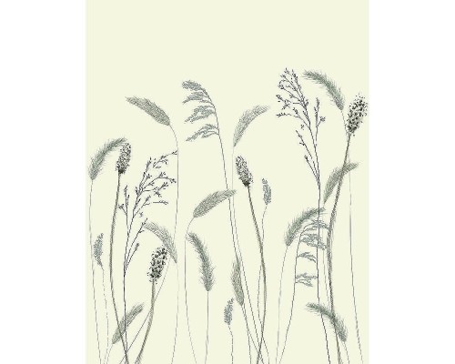 Панно Marburg Crush Motion 63460 Винил на флизелине (2,1x2,7) Бежевый, Листья