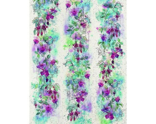 Панно Marburg Crush Motion 63464 Винил на флизелине (2,1x2,7) Бежевый/Разноцветный, Цветы