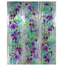 Панно Marburg Crush Motion 63466 Винил на флизелине (2,1x2,7) Серый/Разноцветный, Цветы