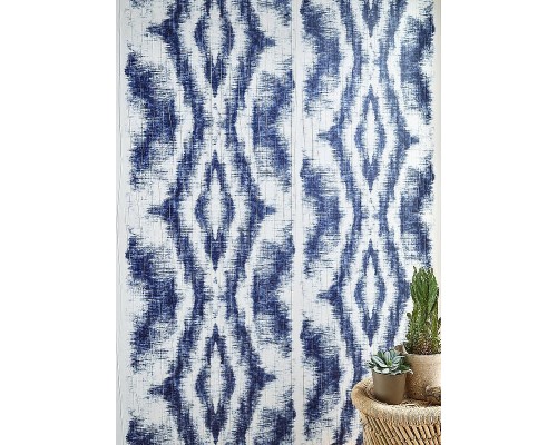 Панно Marburg Crush Motion 63472 Винил на флизелине (0,7x9) Белый/Синий, Геометрия