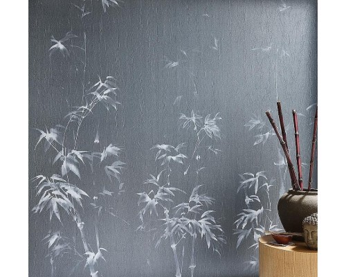 Панно Marburg Crush Motion 63480 Винил на флизелине (0,7x2,7) Зеленый, Листья