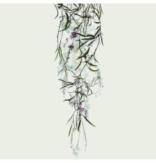 Панно Marburg Crush Motion 63490 Винил на флизелине (0,7x2,7) Бежевый/Разноцветный, Цветы/Листья