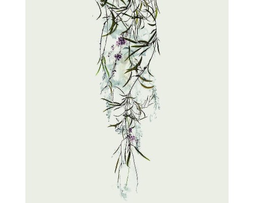 Панно Marburg Crush Motion 63490 Винил на флизелине (0,7x2,7) Бежевый/Разноцветный, Цветы/Листья