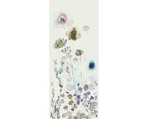 Панно Marburg Crush Motion 63495 Винил на флизелине (0,7x2,7) Бежевый/Разноцветный, Цветы