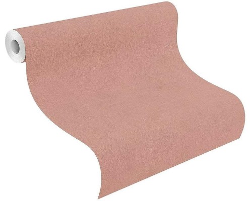 Обои RASCH Kimono 408157 Винил на флизелине (0,53x10,05) Розовый, Однотонные