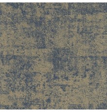 Обои RASCH Kimono 410723 Винил на флизелине (0,53x10,05) Синий/Золото, Штукатурка