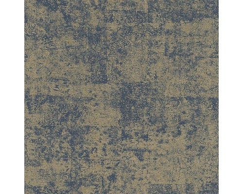 Обои RASCH Kimono 410723 Винил на флизелине (0,53x10,05) Синий/Золото, Штукатурка