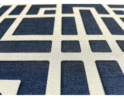 Обои RASCH Kimono 409253 Винил на флизелине (0,53x10,05) Синий/Белый, Геометрия