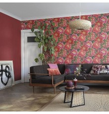 Обои RASCH Kimono 408355 Винил на флизелине (0,53x10,05) Разноцветный, Цветы