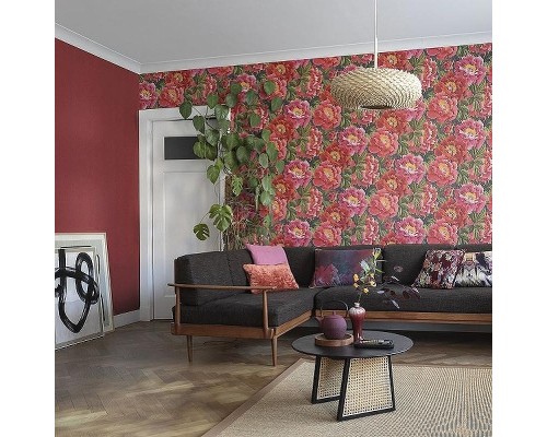 Обои RASCH Kimono 408355 Винил на флизелине (0,53x10,05) Разноцветный, Цветы