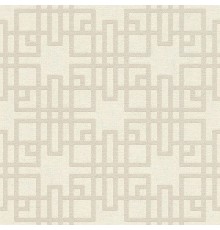 Обои RASCH Kimono 409239 Винил на флизелине (0,53x10,05) Белый/Бежевый, Геометрия