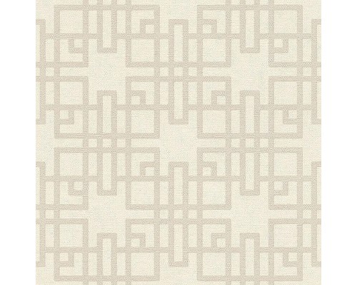 Обои RASCH Kimono 409239 Винил на флизелине (0,53x10,05) Белый/Бежевый, Геометрия
