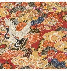 Обои RASCH Kimono 409345 Винил на флизелине (0,53x10,05) Разноцветный, Птицы
