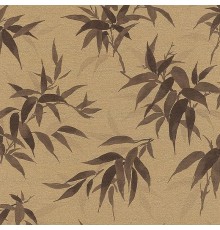 Обои RASCH Kimono 409765 Винил на флизелине (0,53x10,05) Золото/Коричневый, Листья