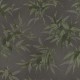 Обои RASCH Kimono 409772 Винил на флизелине (0,53x10,05) Черный/Зеленый, Листья