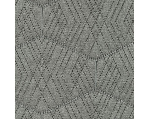 Обои Zambaiti Parati Lamborghini II 90003 Винил на флизелине (0,7x10,05) Серый, Геометрия