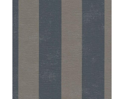 Обои Marburg Bombay 2 30148 Винил на флизелине (0,92x10,05) Серый/Синий, Полоса