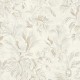 Обои Zambaiti Parati Trussardi VI 46050 Винил на флизелине (1,06x10,05) Серый/Бежевый, Листья/Цветы
