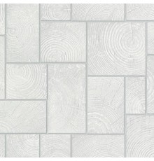 Обои Marburg Natural Opulence 33226 Винил на флизелине (0,7x10,05) Белый/Серый, Геометрия/Под дерево