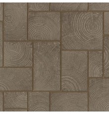 Обои Marburg Natural Opulence 33251 Винил на флизелине (0,7x10,05) Коричневый, Геометрия/Под дерево
