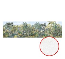 Фреска Ortograf Its Jungle 8313 Фактура бархат FX Флизелин (11x3) Зеленый, Деревья/Животные/Птицы