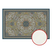 Фреска Ortograf Arabesque 33434 Фактура флок FLK Флизелин (4,4x2,8) Зеленый/Синий/Желтый, Орнамент