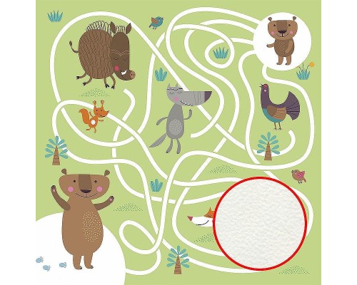 Фреска детская Ortograf Для самых маленьких 32919 Фактура флок FLK Флизелин (2,7x2,7) Зеленый/Разноцветный, Животные