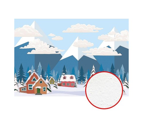 Фреска детская Ortograf Для самых маленьких 32951 Фактура бархат FX Флизелин (4x2,7) Синий, Пейзаж