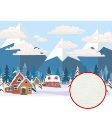 Фреска детская Ortograf Для самых маленьких 32951 Фактура флок FLK Флизелин (4x2,7) Синий, Пейзаж