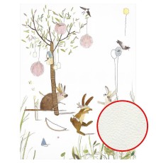 Фреска детская Ortograf Для самых маленьких 32903 Фактура флок FLK Флизелин (2x2,7) Разноцветный, Животные