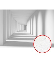 Фреска Ortograf 3D 3256 Фактура бархат FX Флизелин (3,6x2,5) Белый, Архитектура