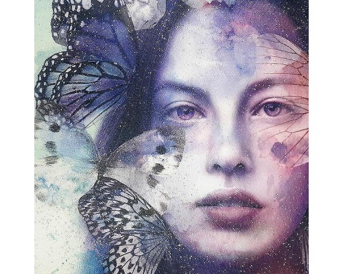 Фреска Ortograf 3D 6652 Фактура бархат серебро FX-S Флизелин (3,3x2,1) Оранжевый/Белый, Цветы/Абстракция