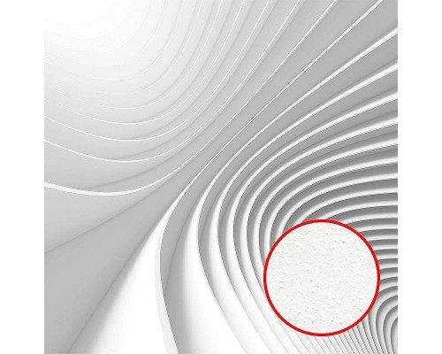 Фреска Ortograf 3D 30450 Фактура бархат FX Флизелин (2,7x2,7) Белый, Абстракция