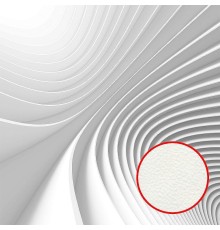 Фреска Ortograf 3D 30450 Фактура флок FLK Флизелин (2,7x2,7) Белый, Абстракция