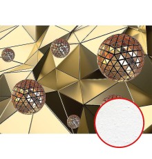 Фреска Ortograf 3D 33262 Фактура бархат FX Флизелин (3,8x2,7) Золото, Абстракция