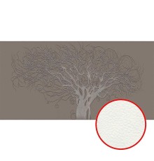 Фреска Ortograf 3D 33217 Фактура флок FLK Флизелин (5,3x2,7) Серый, Деревья/Абстракция