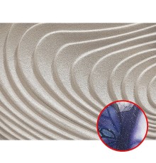 Фреска Ortograf 3D 30447 Фактура бархат серебро FX-S Флизелин (3,6x2,7) Серебряный, Абстракция