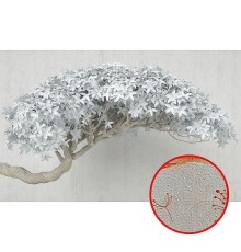 Фреска Ortograf 3D 33748 Фактура бархат золото FX-G Флизелин (4,3x2,7) Белый/Бежевый, Деревья/Цветы