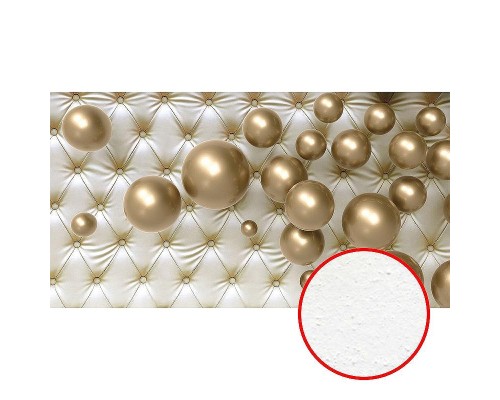 Фреска Ortograf 3D 33212 Фактура бархат FX Флизелин (5x2,7) Серебряный/Золото, Абстракция