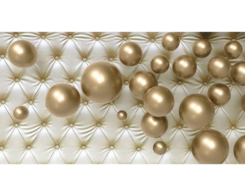 Фреска Ortograf 3D 33212 Фактура бархат серебро FX-S Флизелин (5x2,7) Серебряный/Золото, Абстракция