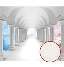 Фреска Ortograf 3D 33210 Фактура флок FLK Флизелин (3,2x2,7) Белый, Архитектура/Абстракция