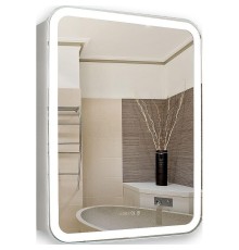 Зеркальный шкаф Creto Attento 60 18-840140A с подсветкой Белый